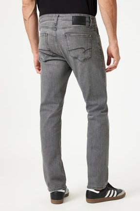 Mavi Grey Mid Smoke Brushed Straight Leg Jeans