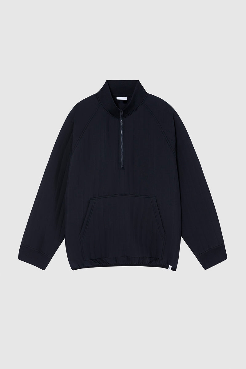 Direct From Brand,FYNE, FYNE Black Water-proof Liner Half-zip Jacket, Black, Medium-44-TagM