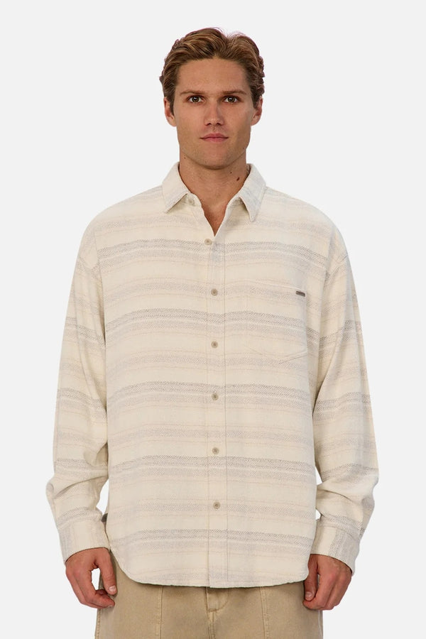 INDUSTRIE AUSTRALIA Beige Combo Soft Overshirt