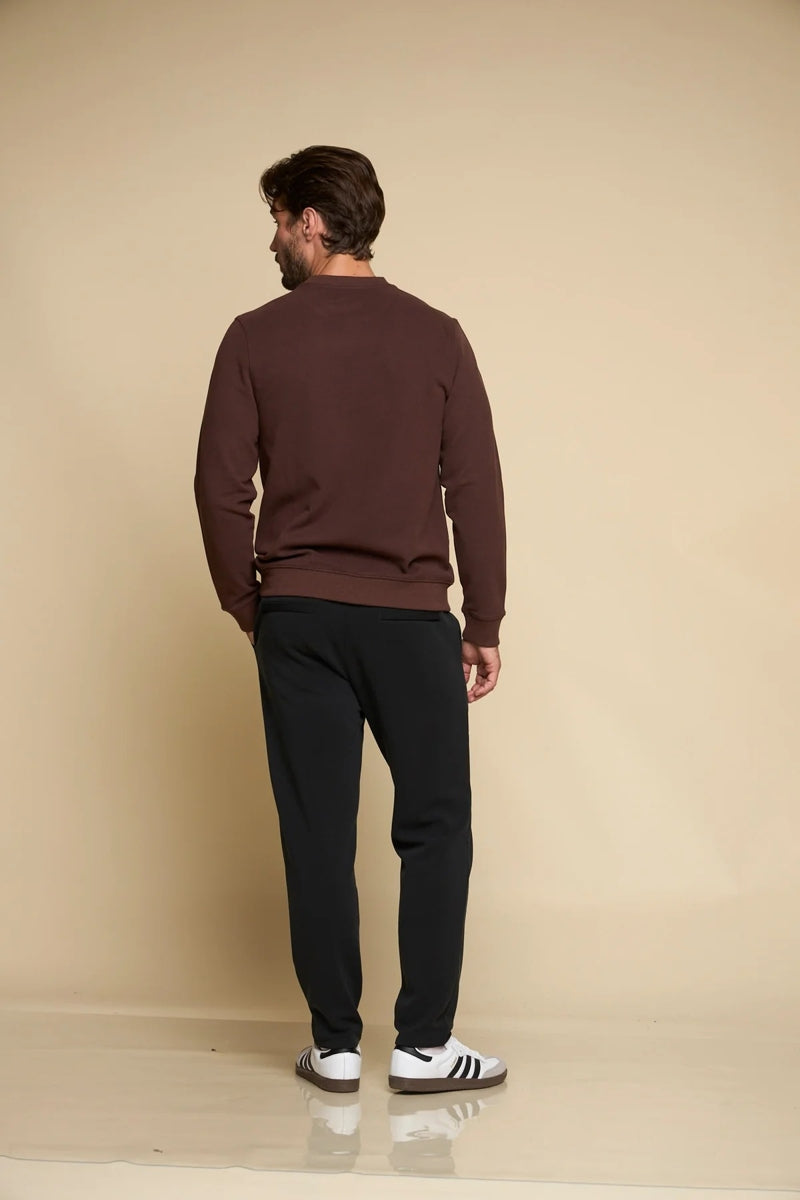 Wholesale,Fundamental Coast, Fundamental Coast Brown Soft Fleece Sweatshirt, Brown, Large-42-TagL
