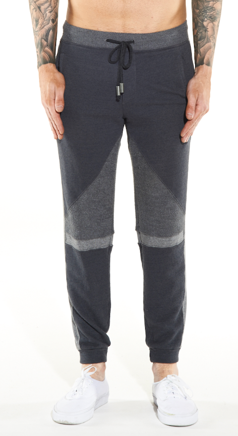 Wholesale,Reese De Luca, Reese De Luca Blue/Grey French Terry Drawstring Jogger, Blue, 31W-30L-TagM