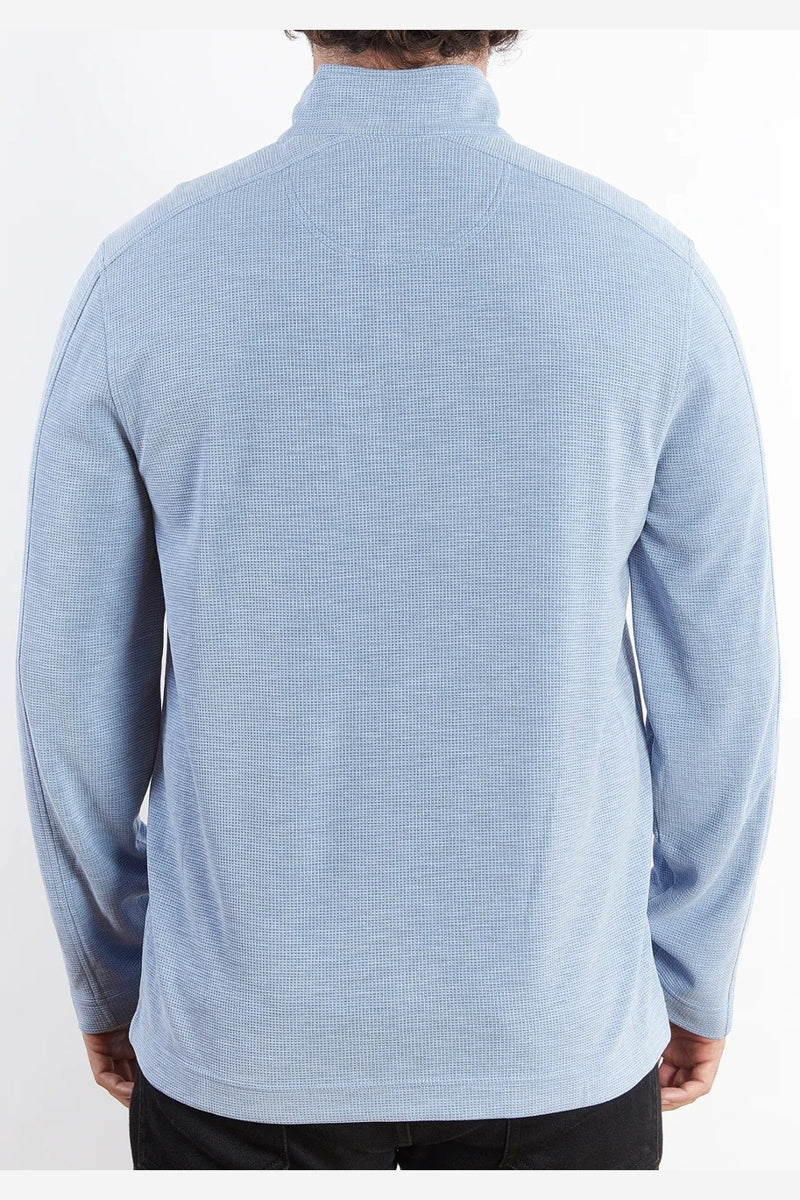 Wholesale,Nicoby Age of Wisdom, Nicoby Age of Wisdom Heather Light Blue Qtr Zip Waffle Pullover, Blue, Large-47-TagL