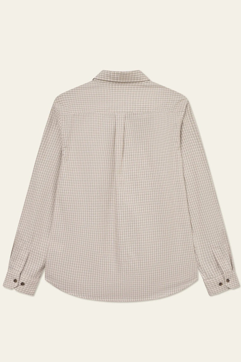 Wholesale,Les Deux, Les Deux Ivory Poplin Check Shirt, Cream, Extra Small-40-TagXS