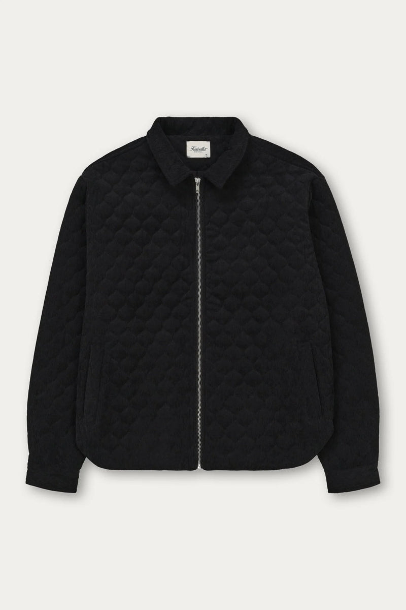 Wholesale,Kuwalla, Kuwalla Black Quilted Corduroy Shacket, Black, Small-44-TagS