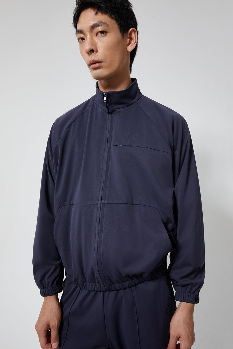 Direct From Brand,FYNE, FYNE Navy Quick Drying Suede Jacket, Blue, Large-58-TagL
