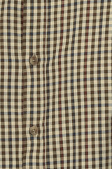 Vustra Olive/Beige Mammoth Woods Plaid Organic Cotton Shirt