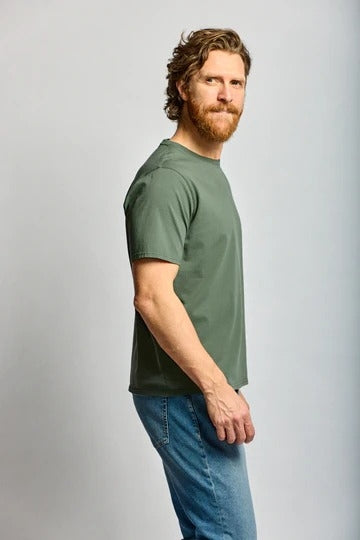 Wholesale,Easy Mondays, Easy Mondays Thyme Green Jersey T-Shirt, Green, Medium-44-TagLLarge-46-TagXLExtra Large-48-TagXXL