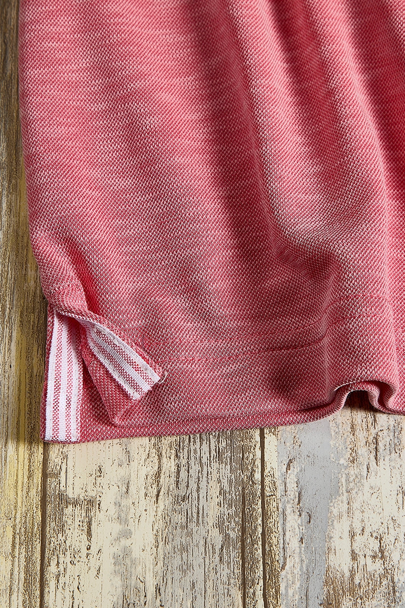 Wholesale,Nicoby Age of Wisdom, Nicoby Age of Wisdom Coral Slub Polynosic Polo, Pink, Small-41-TagSMedium-43-TagMLarge-45-TagLExtra Large-47-TagXLExtra Extra Large-50-TagXXL