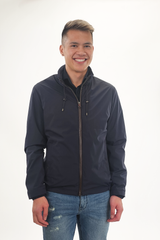 Jakamen Navy Full Zip Wind Jacket