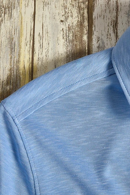 Wholesale,Nicoby Age of Wisdom, Nicoby Age of Wisdom Baby Blue Polynosic Slub Polo, Blue, Extra Large-48-TagXL