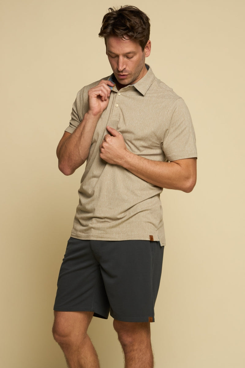 Wholesale,Fundamental Coast, Fundamental Coast Olive Feeder Stripe Polo, Green, Medium-41-TagM