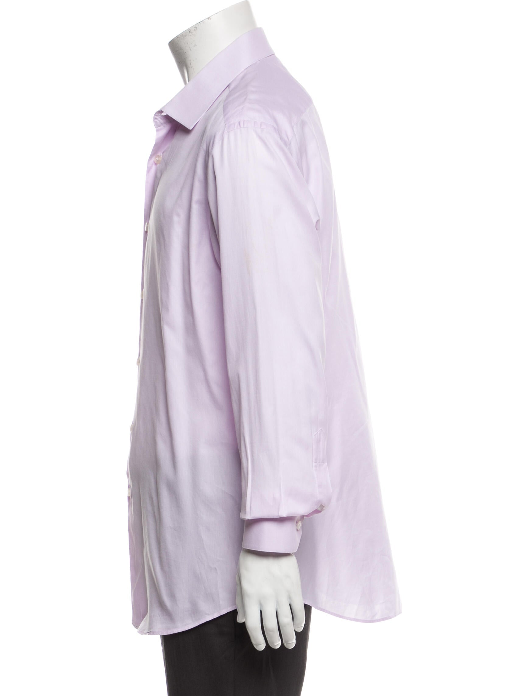 RealReal,David August, David August Light Pink Long Sleeve Dress Shirt, Pink, Large-45-TagXL