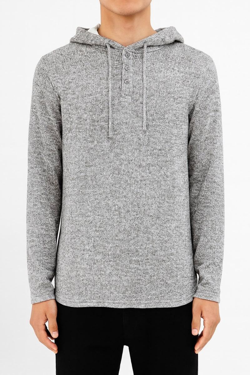 Wholesale,Nicoby Age of Wisdom, Nicoby Age of Wisdom Grey Henley Hoodie, Grey, Extra Extra Large-49-TagXXL