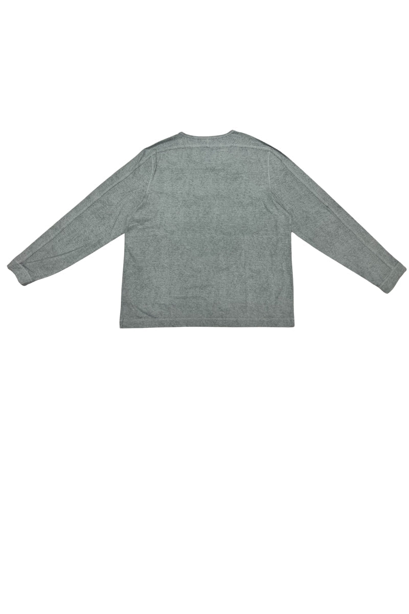Wholesale,Nicoby Age of Wisdom, Nicoby Age of Wisdom Grey Oil Wash Key Hole Henley, Grey, Large-44-TagL