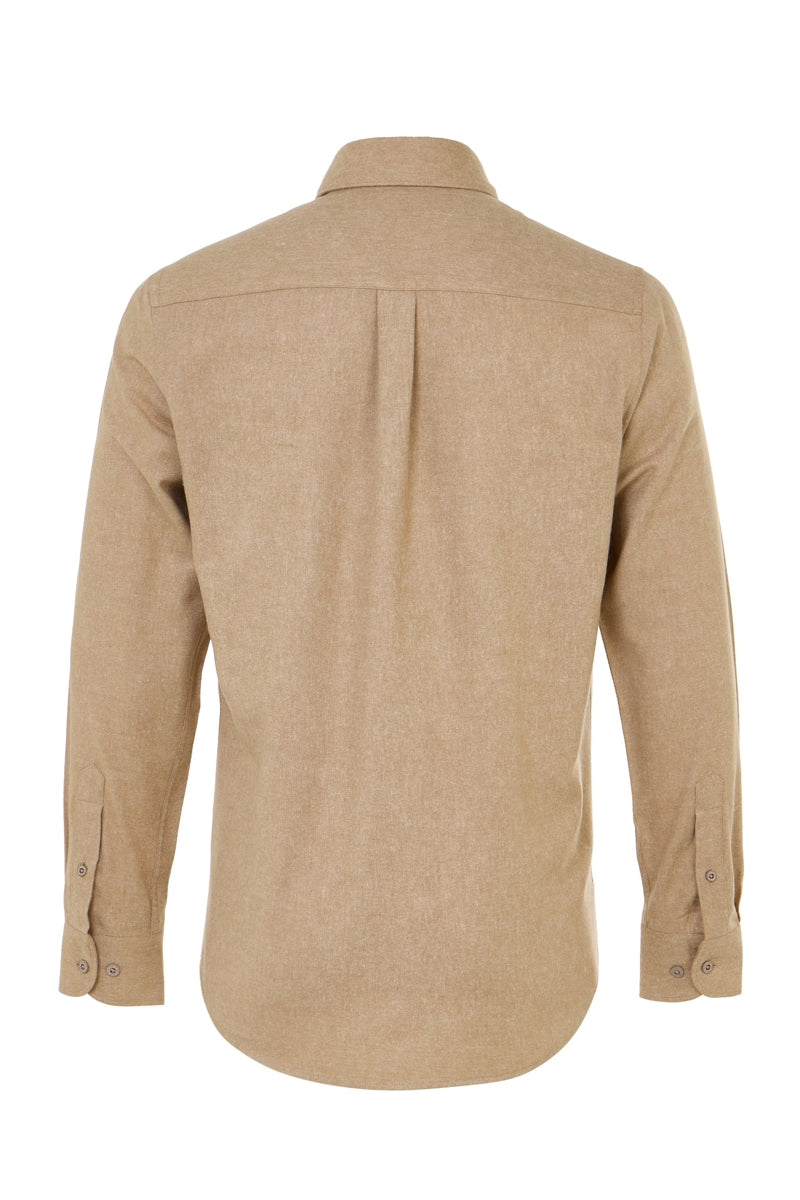 Wholesale,American Heritage, American Heritage Oatmeal EverFresh Flannel Shirt, Tan, Extra Large-52-TagXL