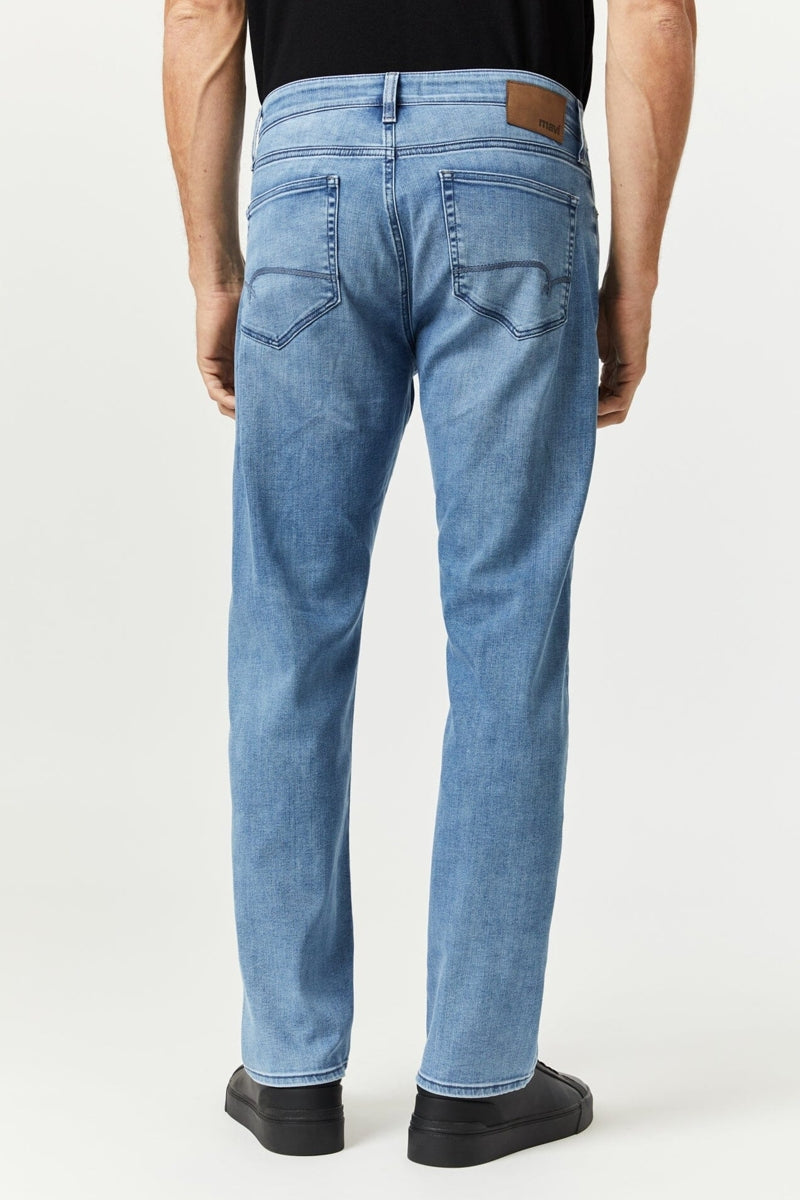 Wholesale,Mavi, Mavi Light Tonal Brushed Supermove Zach Straight Leg Jeans, Blue, 38W-30L-Tag38