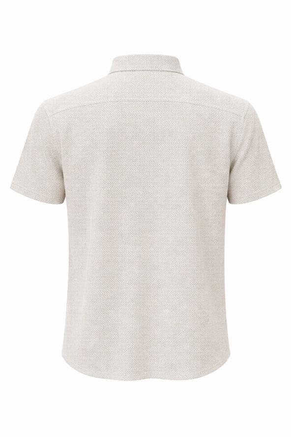 Wholesale,American Heritage, American Heritage Grey Wave Pattern Jacquard Shirt, Grey, Medium-44-TagM