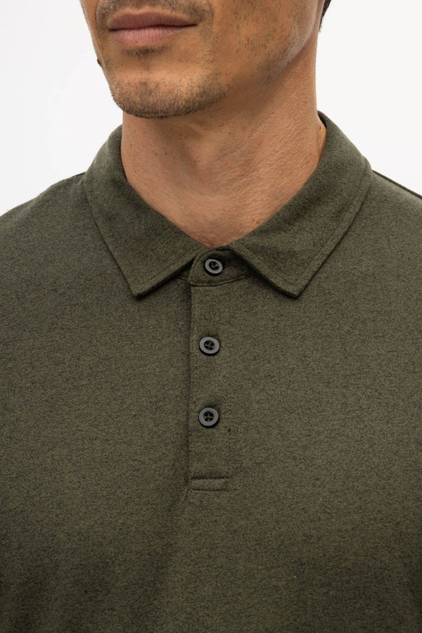 Julian & Mark Olive Short Sleeve Polo