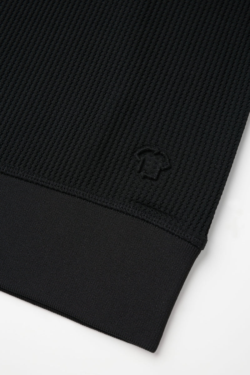 Direct From Brand,FYNE, FYNE Black Knit Waffle Weave Cardigan, Black, Medium-44-TagMLarge-46-TagLExtra Large-48-TagXL