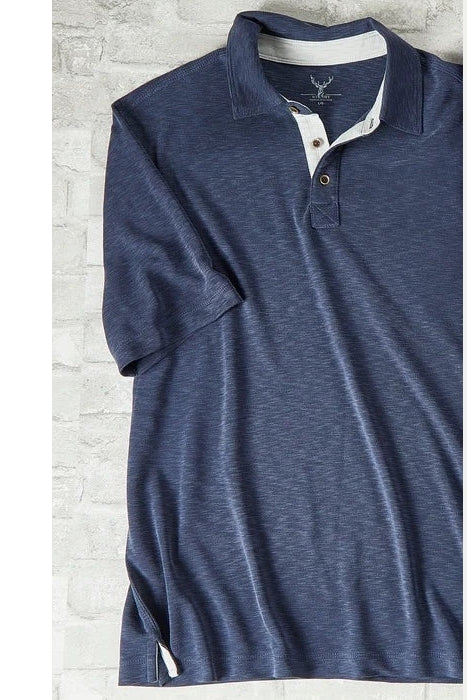 Wholesale,Nicoby Age of Wisdom, Nicoby Age of Wisdom Navy Slub Polynosic Polo, Blue, Large-44-TagLExtra Large-48-TagXLSmall-40-TagS