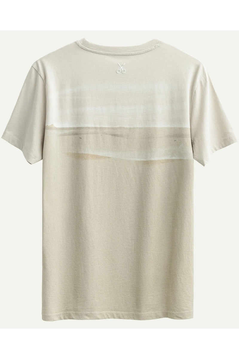 Wholesale,KAFT, KAFT Sand Desert Landscape Design Print T-Shirt, Tan, Medium-42-TagM