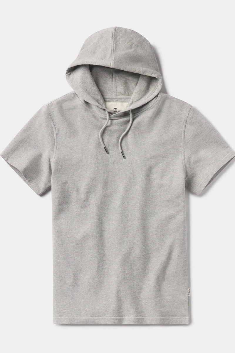 Wholesale,The Normal Brand, The Normal Brand Heather Grey Terry Athletic Hoodie, Grey, Large-44-TagL