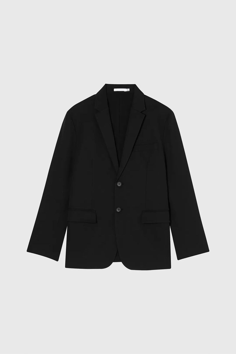 Direct From Brand,FYNE, FYNE Black Four-way Stretch Performance Blazer, Black, Large-43-TagL