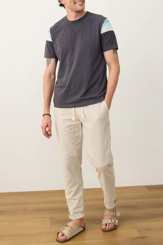 Marine Layer Charcoal Recycled Vintage Slub Tee