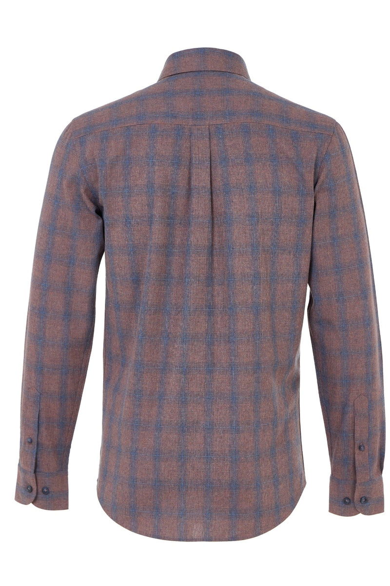 Wholesale,American Heritage, American Heritage Rustic Brushed Flannel Shirt, Red, Extra Large-52-TagXL