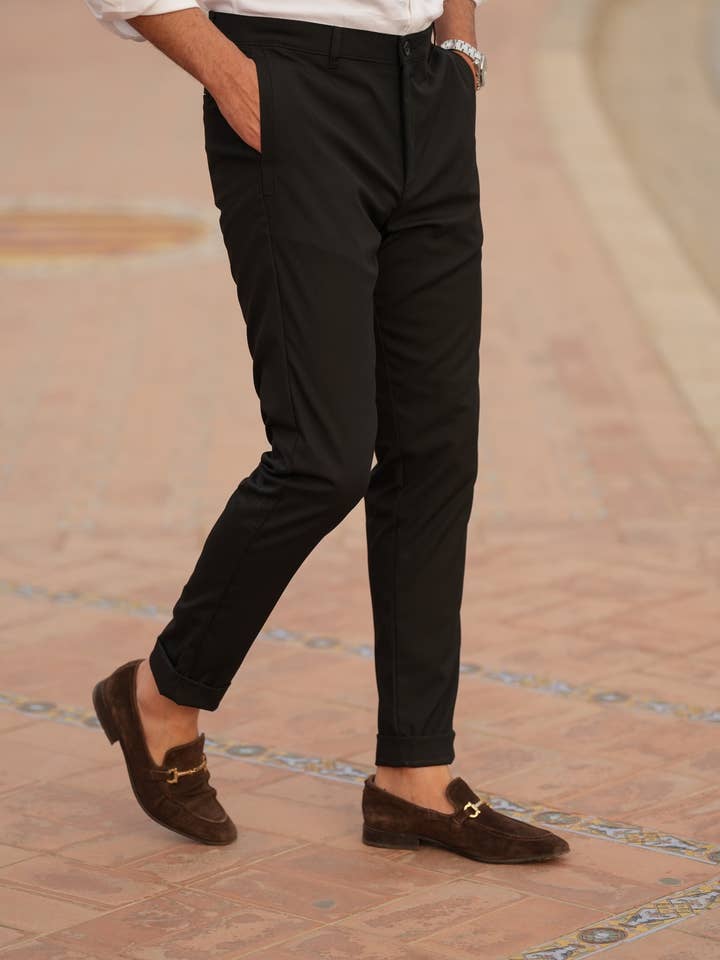Wholesale,Donato, Donato Black Chino Pant, Black, 30W-28L-Tag38