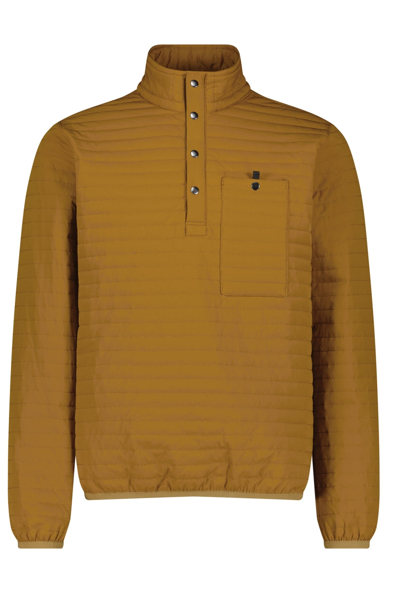 Wholesale,American Heritage, American Heritage Mustard Quilted Double Faced Qtr Zip with Buttons, Yellow, Medium-43-TagM