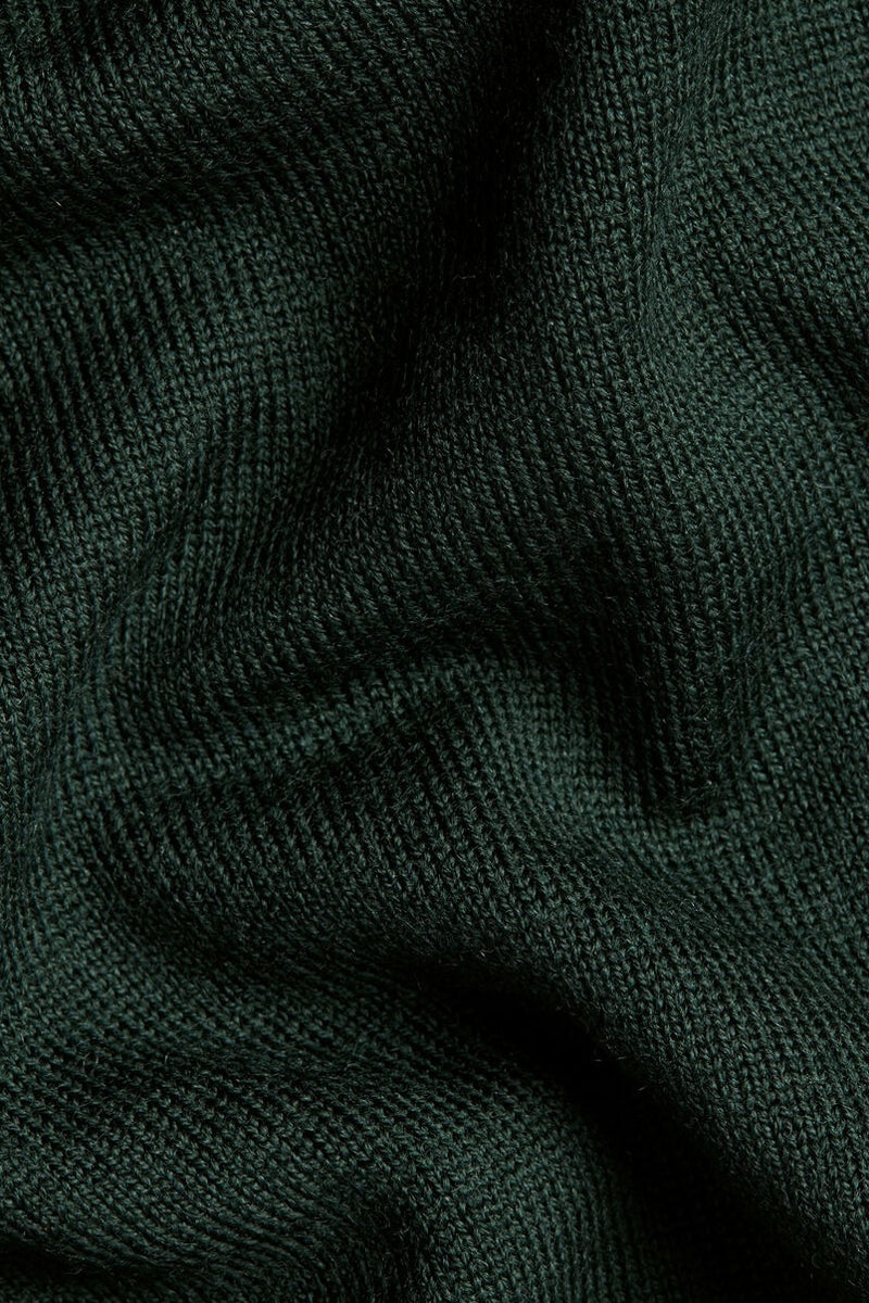 Wholesale,Charles Tyrwhitt, Charles Tyrwhitt Forest Green Pure Merino Wool Button Neck Pullover, Green, Small-39-TagS