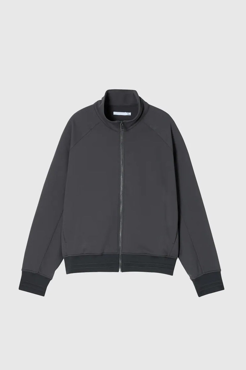 Direct From Brand,FYNE, FYNE Dark Grey Performance Stand Collar Jacket, Grey, Medium-52-TagM