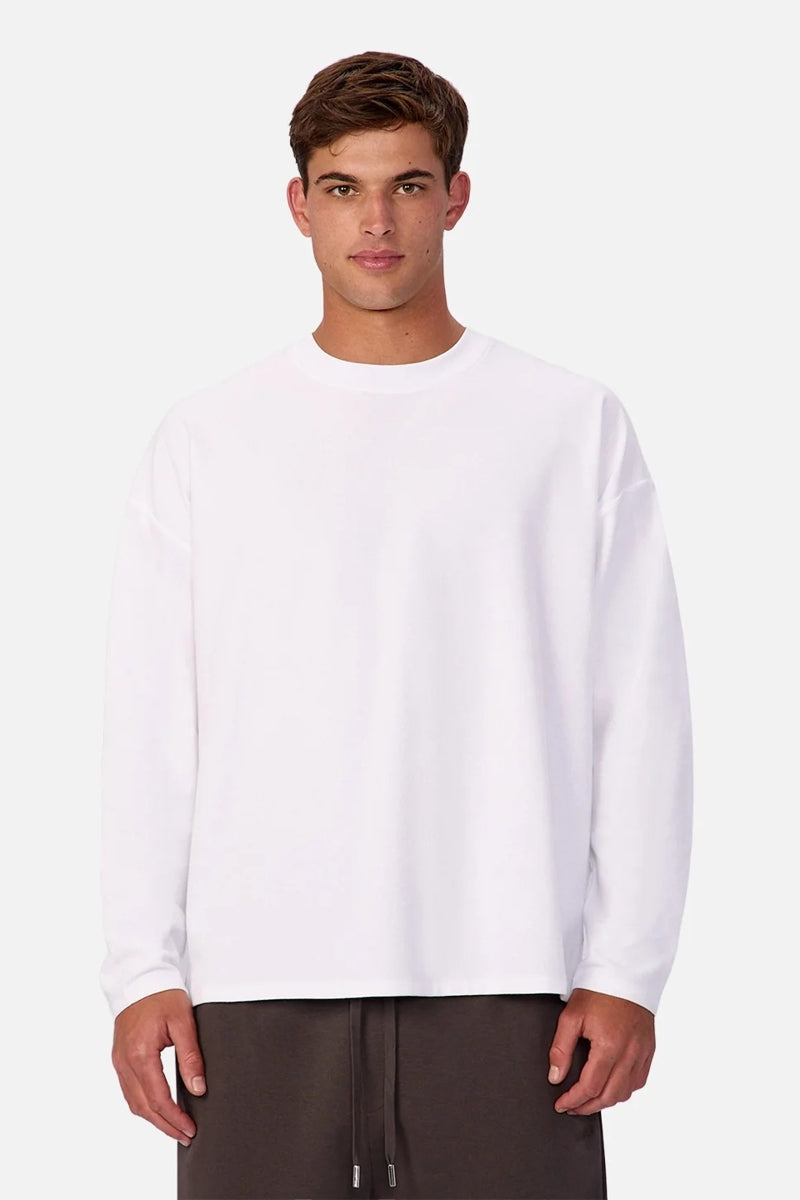Wholesale,INDUSTRIE AUSTRALIA, INDUSTRIE AUSTRALIA White Waffle Textured T-Shirt, White, Small-44-TagSMedium-46-TagMLarge-48-TagLExtra Large-50-TagXLExtra Extra Large-52-TagXXL
