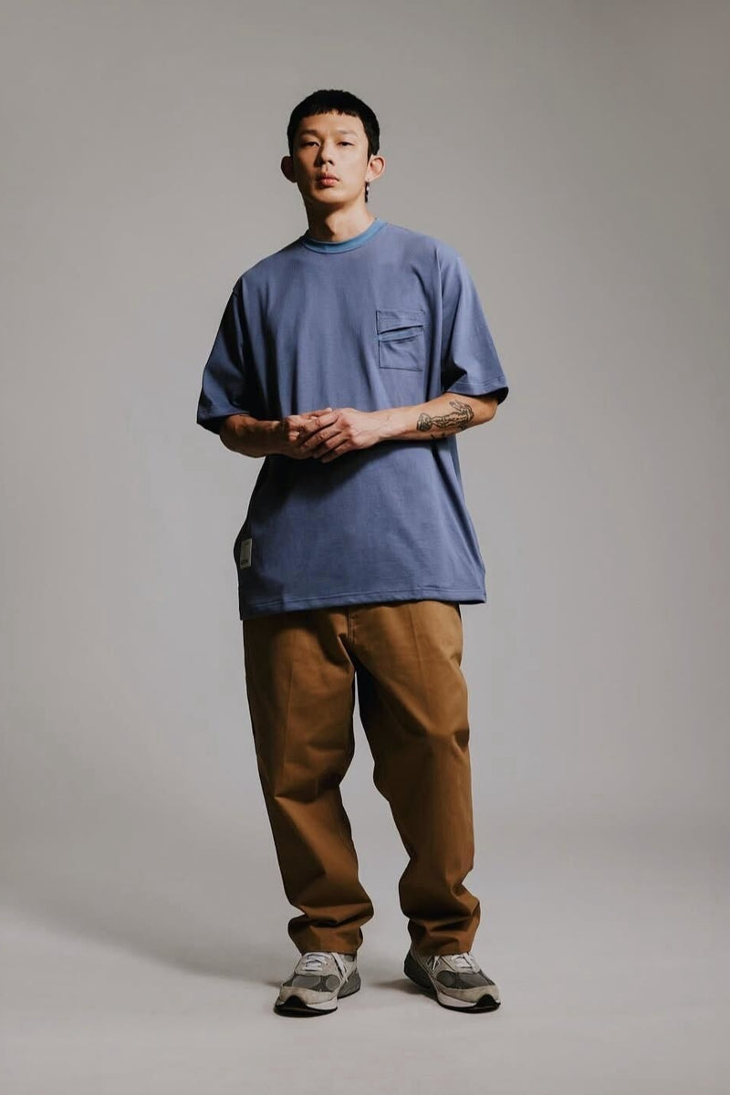 Direct From Brand,HUTCH ASAP, HUTCH Khaki Straight Leg Baggy Chino Pants, Tan, 34W-27L-TagL