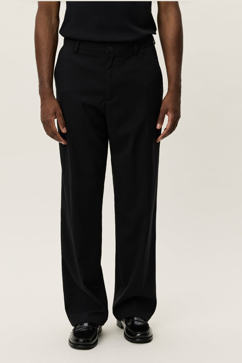 Wholesale,Les Deux, Les Deux Black Stretch Drapey Suiting Pants, Black, 36W-32L-Tag34