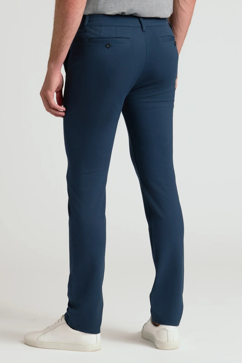 Wholesale,True Classic, True Classic Navy Ultra Stretch Knit Chino Pants, Blue, 32W-32L-Tag32