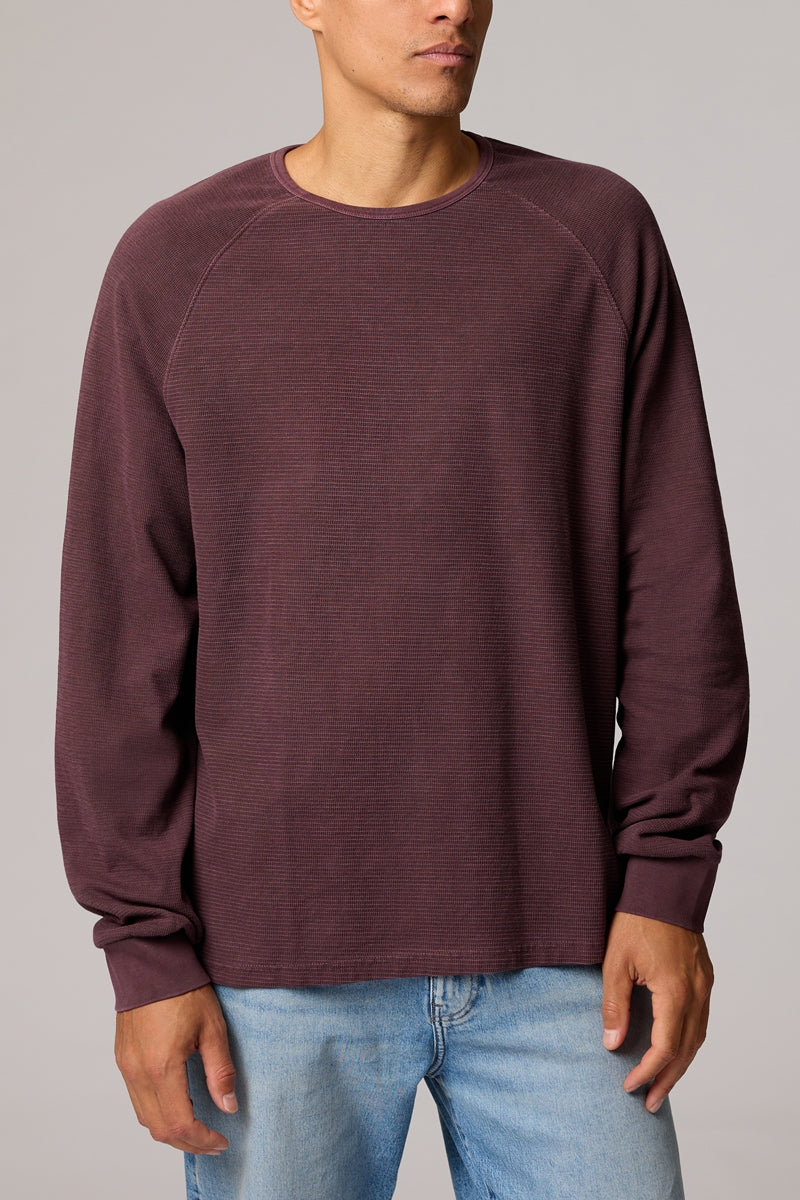 Wholesale,Mavi, Mavi Plum Interlock Raglan Garment Dyed T-Shirt, Purple, Small-42-TagSMedium-44-TagMLarge-46-TagLExtra Large-48-TagXLExtra Extra Large-51-TagXXL