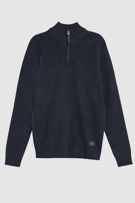 Wholesale,Signal Clothing, Signal Clothing Navy Knit Half Zip Pullover, Blue, Large-46-TagL