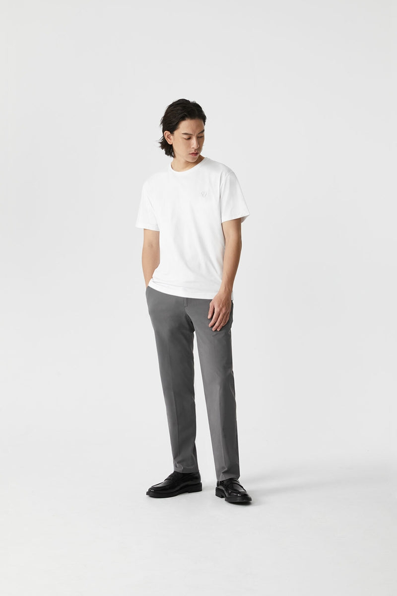 Direct From Brand,FYNE, FYNE White Antibacterial Short Sleeve T-shirt, White, Medium-40-TagMMedium-42-TagLLarge-44-TagXLExtra Large-44-TagXL