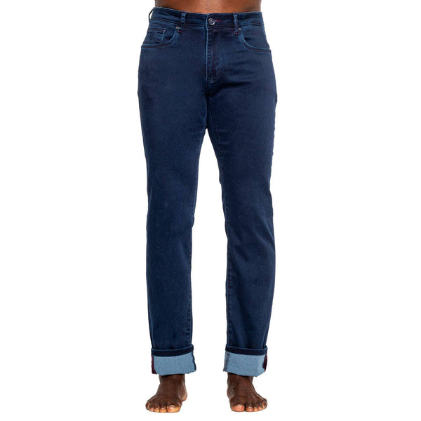 Eight X Navy Wash Super Stretch Jeans