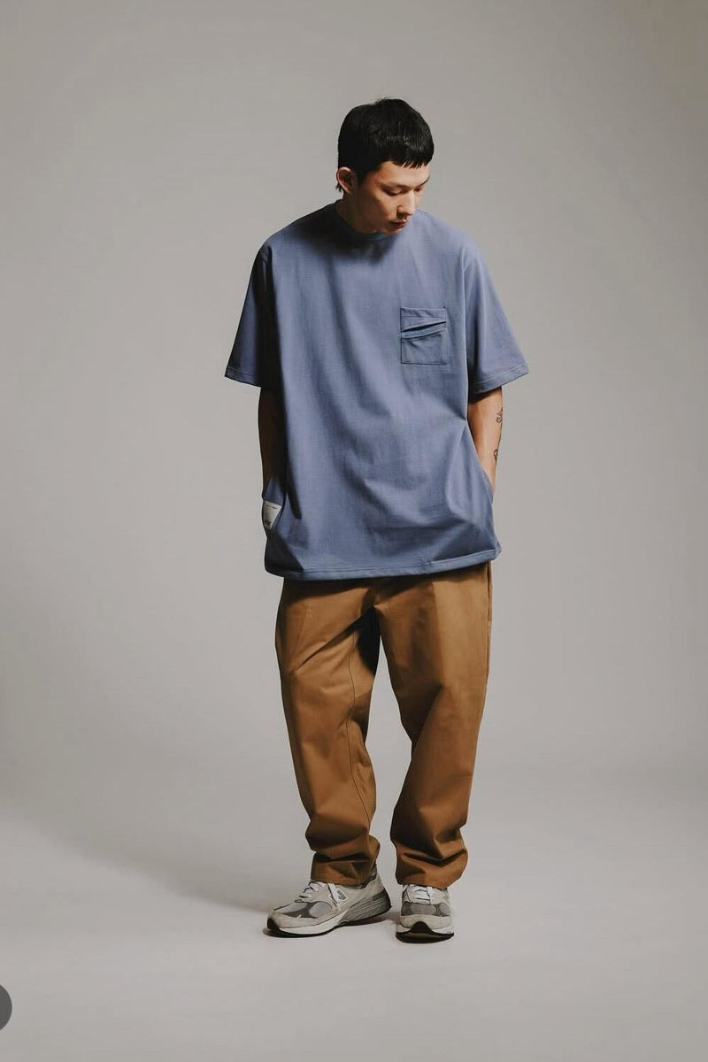 Direct From Brand,HUTCH ASAP, HUTCH Khaki Straight Leg Baggy Chino Pants, Tan, 34W-27L-TagL