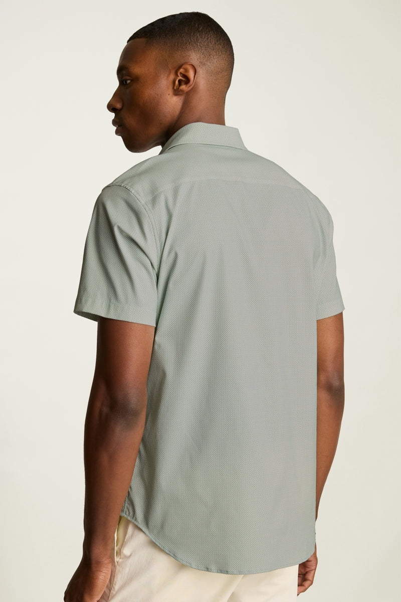 Wholesale,Bonobos, Bonobos Green Geo Print Performance Shirt, Green, Extra Large-48-TagXL
