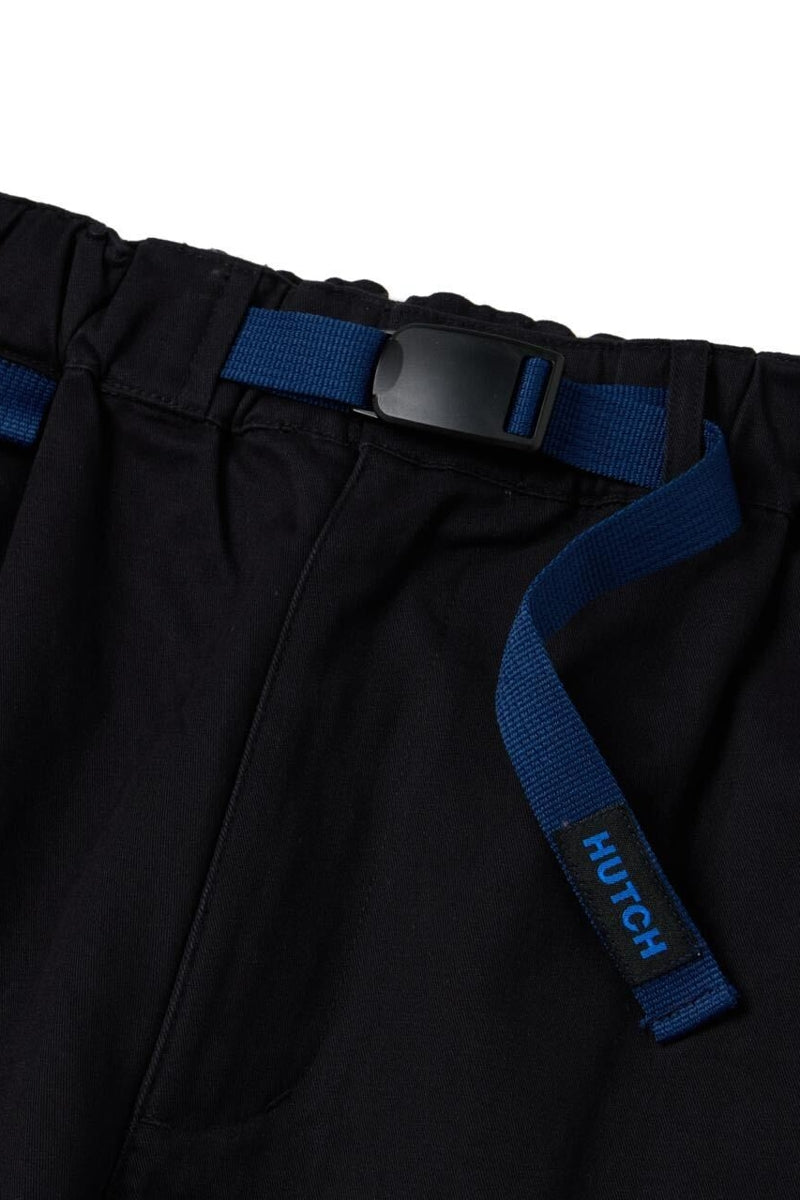 Direct From Brand,HUTCH ASAP, HUTCH BlackTwill Buckle Shorts, Black, 36W-9L-TagXL