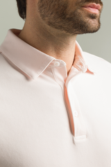 HyperNatural Light Pink Premium Bio-performance El Capitán Classic Fit Micro-Pique Polo with Hyper-Cool Jade