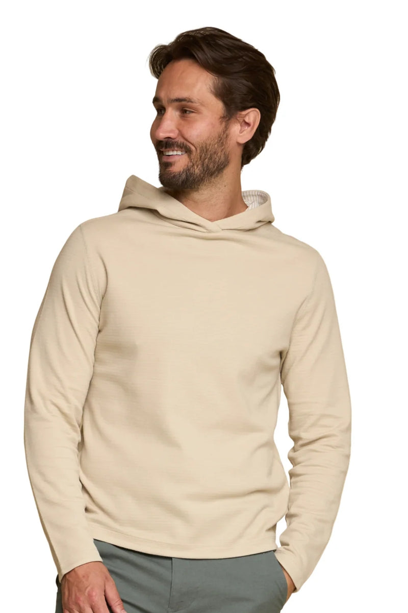 Wholesale,Fundamental Coast, Fundamental Coast Beige Pique Hoodie, Tan, Medium-42-TagM
