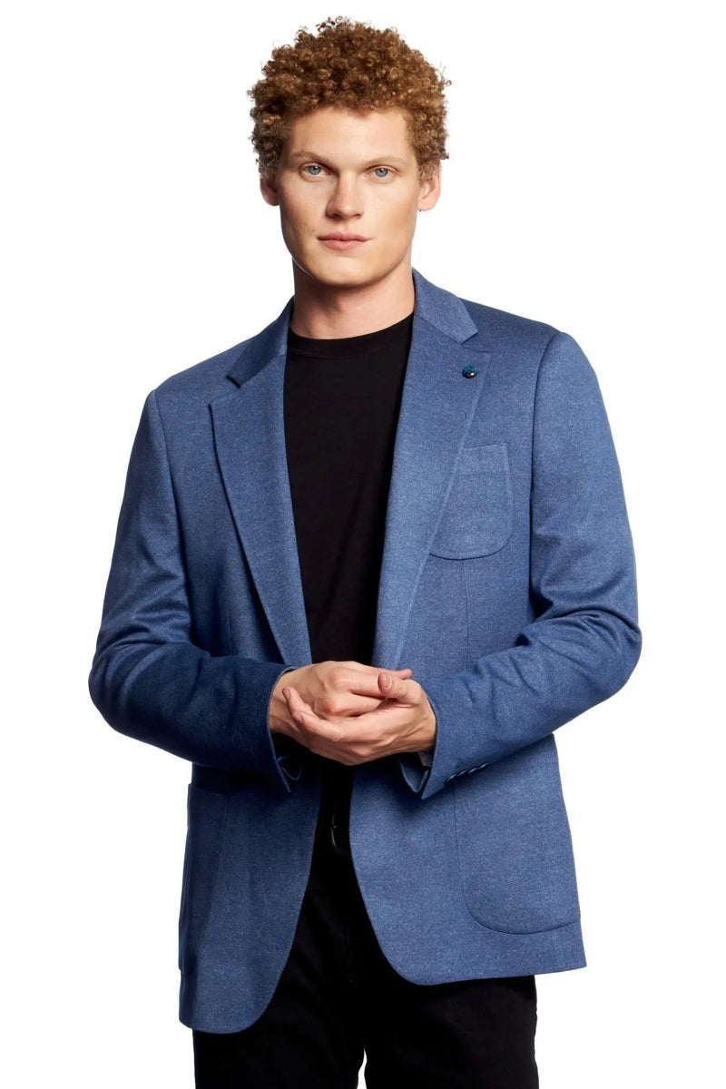 Wholesale,Eight X, Eight X Blue Stretch Blazer, Blue, Large-44-Tag44Extra Large-46-Tag46Extra Extra Large-48-Tag48