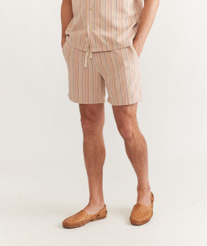 Wholesale,Marine Layer, Marine Layer Orange Multi Striped Beach 6