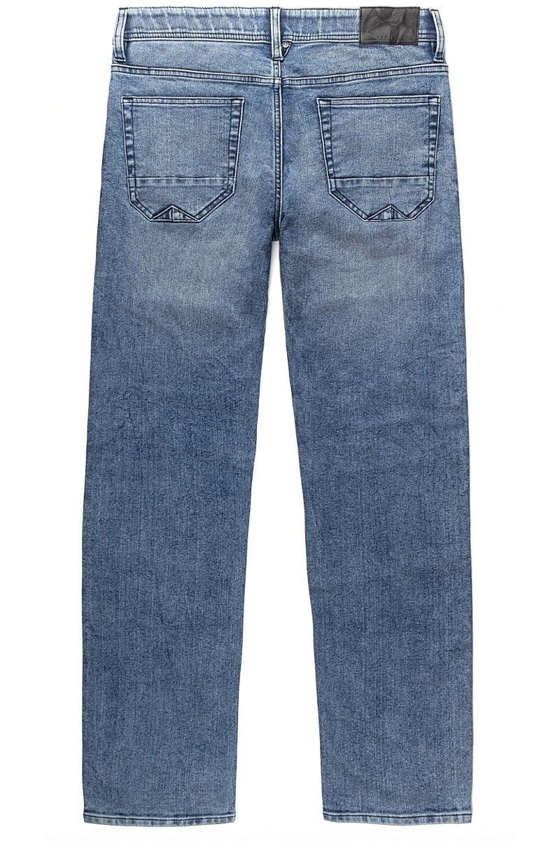 Wholesale,Projek Raw, Projek Raw Light Indigo Wash 5-Pocket Slim Jeans, Blue, 34W-32L-Tag34