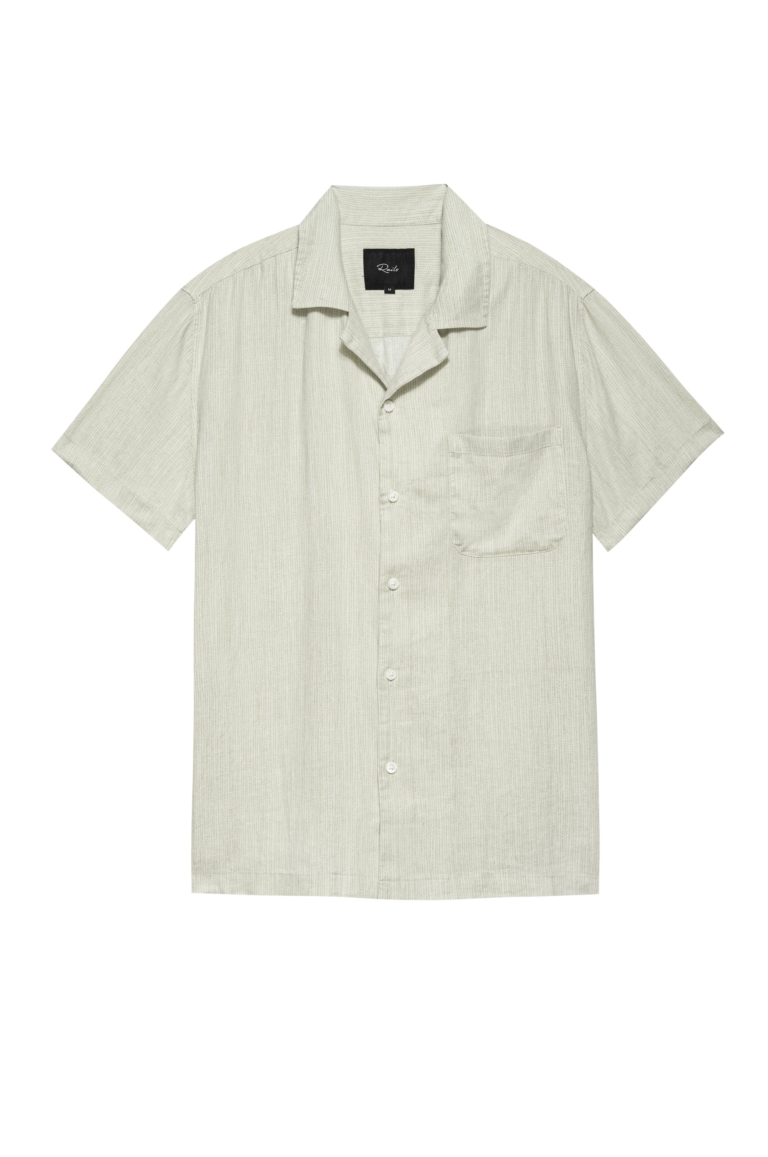 Wholesale,Rails, Rails Moss Birch Short Sleeve Shirt, Tan, Large-48-TagL